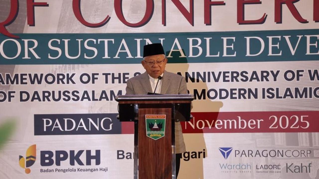 Ma'ruf Amin Ungkap Alasan Potensi Wakaf Indonesia Belum Tergarap Maksimal