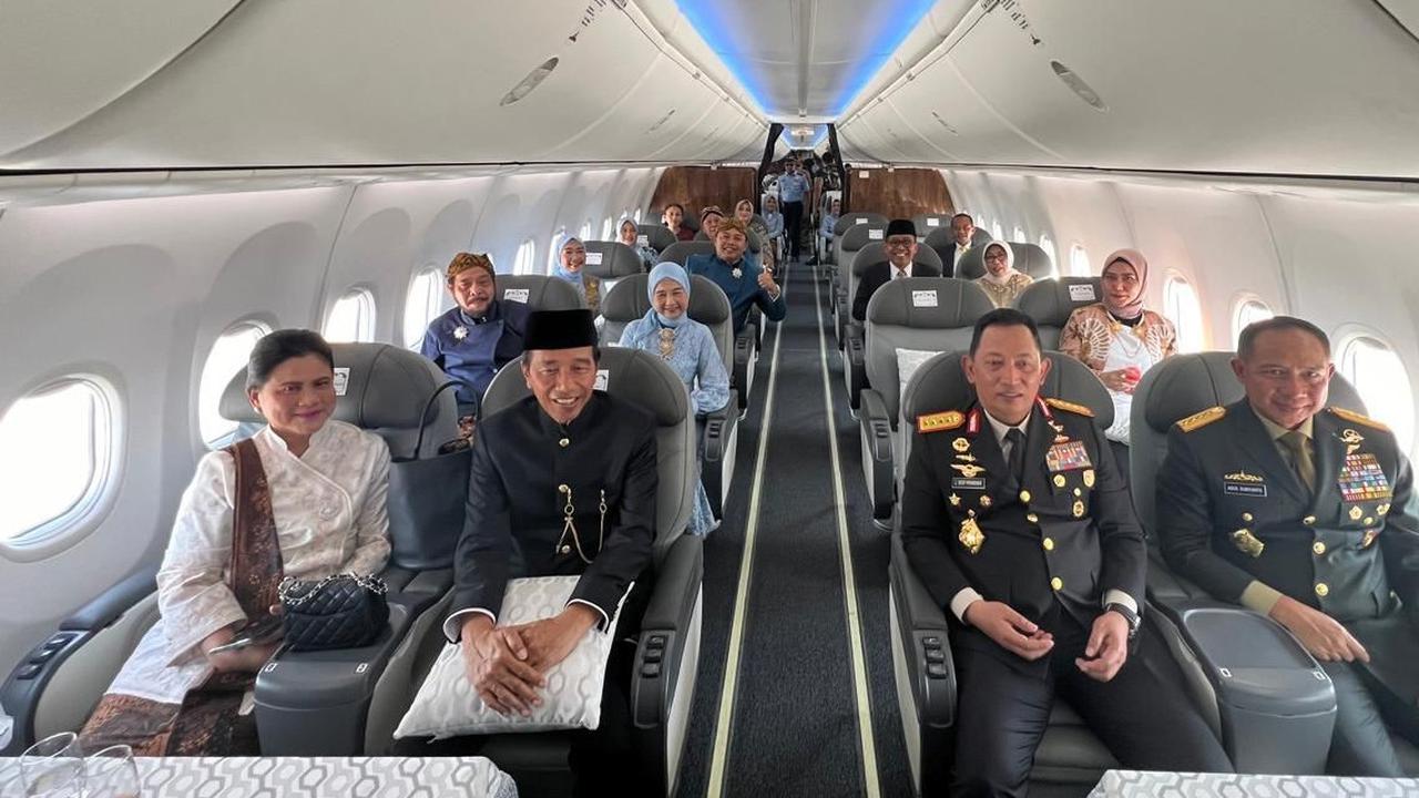 Deretan Tokoh Satu Pesawat dengan Jokowi Antar Pulang ke Solo, Ada Ketum Parpol