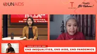Peluncuran laporan bertajuk “Unequal, unprepared, under threat: why bold action against inequalities is needed to end AIDS, stop COVID-19 and prepare for future pandemics".