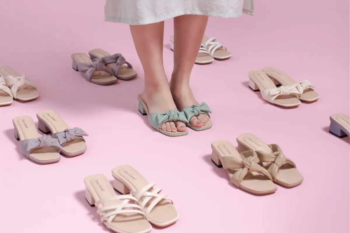 Sandal block heel