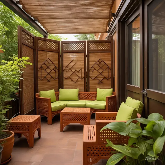 Model Teras Semi Outdoor