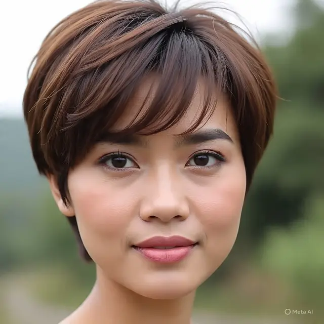 Model Potongan Rambut Pendek Elegan