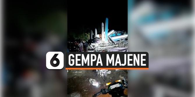 VIDEO: Rekaman Seorang Anak Tertimbun Reruntuhan akibat Gempa Majene