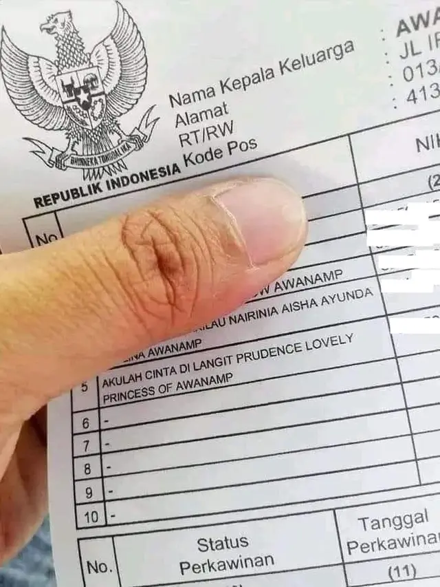 7 Nama-Nama Unik Orang Indonesia Ini Bisa Bikin Ketawa, Kreatif Banget