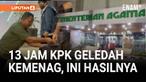 Setelah lebih dari 13 jam penggeledahan, penyidik KPK keluar dari Gedung Ditjen Penyelenggara Haji dan Umrah Kemenag, Kamis dini hari, membawa tiga koper berisi dugaan barang bukti kasus korupsi kuota haji 2023 2024.