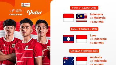AFC U20 Asian Cup 2027 Qualifiers: Indonesia U20 Akan Bertemu Malaysia, Laos Hingga Australia di Vidio