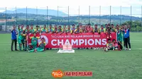 SMA Negeri 4&nbsp;Cibinong meraih juara Liga AYO Pelajar Bogor 2022 usai mengalahkan&nbsp;SMAN 2 Gunung Putri. (Ist)