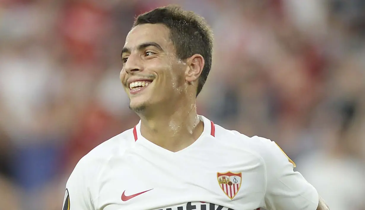 5. Wissam Ben Yedder (Sevilla) - 8 Gol. (AFP/Cristina Quicler)