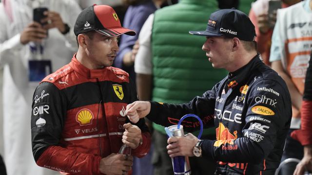 Foto: Menangi Duel Sengit Atas Charles Leclerc, Max Verstappen Jawara F1 GP Arab Saudi
