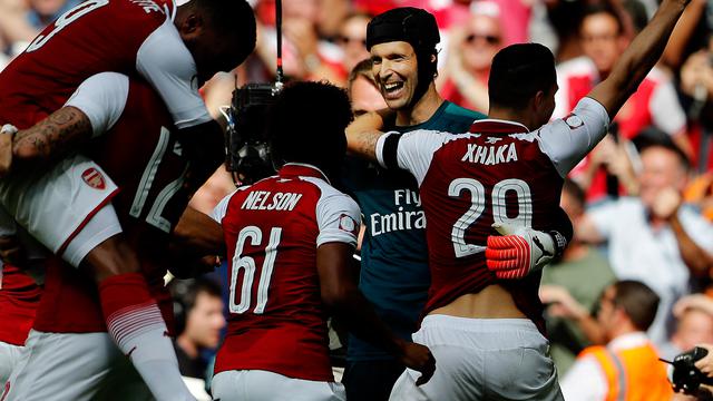 Kalahkan Chelsea, Arsenal Rayakan Kemenganan di Community Shield