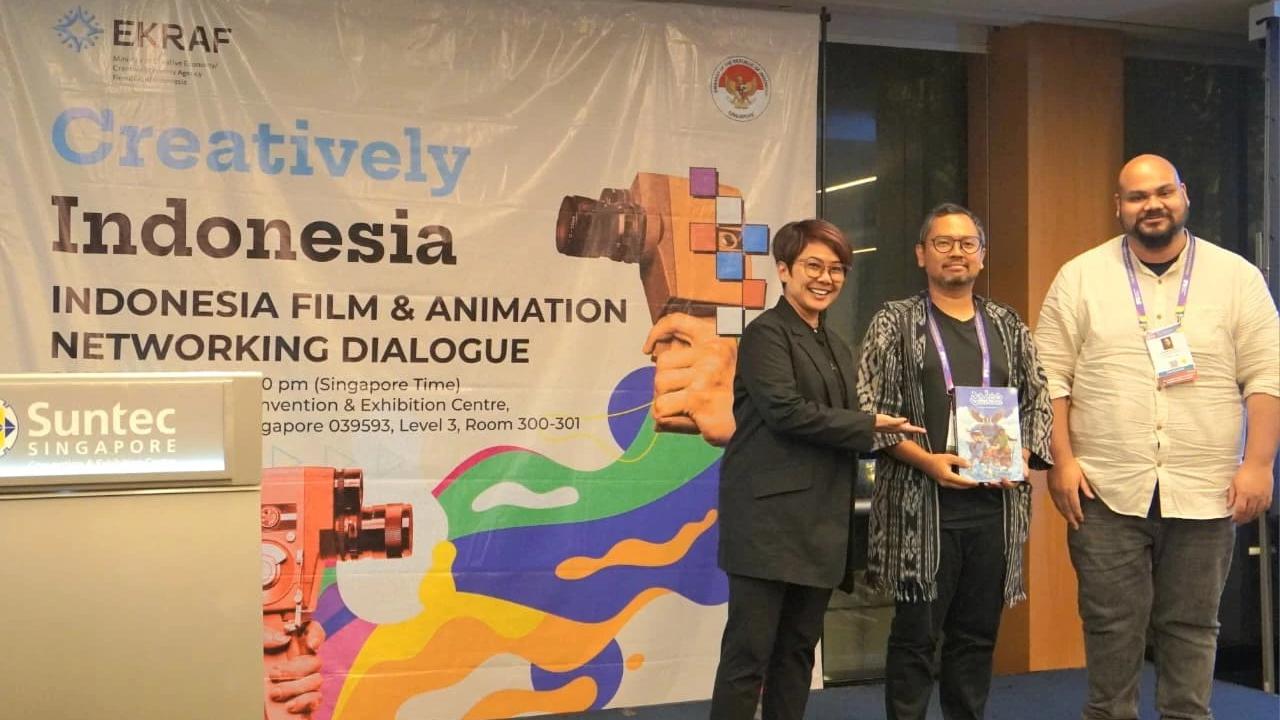 Deputi Bidang Kreativitas Media Kementerian Ekraf Agustini Rahayu di ajang Asia TV Forum & Market (ATF) 2025