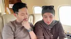 Inilah potret kompak Angga Wijaya dan istri di tengah perjalanan bisnis menaiki pesawat jet pribadi. Wanita yang kerap disapa Anna itu mengaku suaminya menjadi partner terbaik bisa diandalkan bercerita, berbagi, saling memberi saran, masukan dan kritik untuk saling membangun. (Liputan6.com/IG/@anggawijaya88)