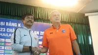 Pelatih Timnas Indonesia U-23, Indra Sjafri, bertekad mengantarkan timnya mengalahkan Thailand pada laga pembuka Kualifikasi Piala AFC U-23 2020. (dok. PSSI)