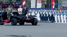 Hadir dalam acara ini Presiden Jokowi, Kapolri dan Menteri Kabinet Kerja.