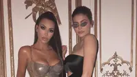 Kim Kardashian mengaku bahwa ia dan Kylie Jenner sudah merencanakan sesi foto lucu untuk anak-anaknya. (instagram/kimkardashian)