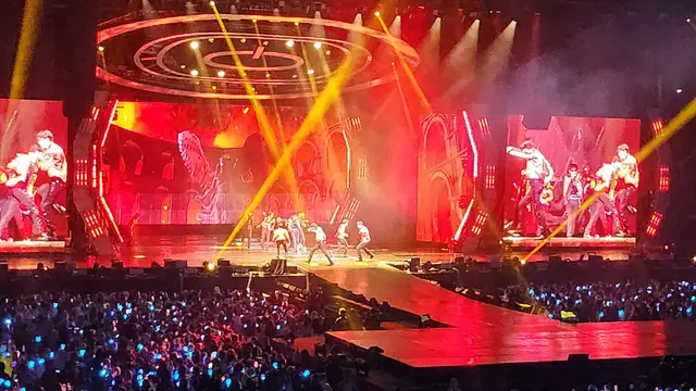 Konser Treasure di Indonesia. (Zulfa Ayu Sundari/ Liputan6.com)