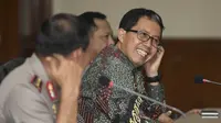 Ketua Pelaksana Piala Bhayangkara, Joko Driyono, menggelar jumpa pers di Mabes Polri, Jakarta, Senin (15/2/2016). (Bola.com/Vitalis Yogi Trisna)