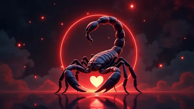logo zodiak scorpio (sumber: AI generated)