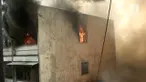 Korsleting listrik menyebabkan belasan rumah semi permanen di Kelurahan Krendang Jawa Tengah hangus terbakar.
