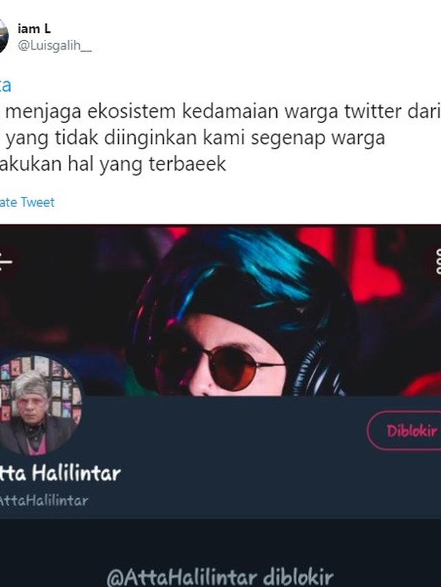 Twitter Atta diblokir