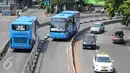 Pengemudi motor jadi korban ugal-ugalan supir Transjakarta