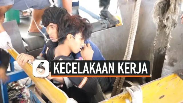 VIDEO: Dramatis, Evakuasi Pekerja Pabrik Terjebak di Mesin Penggiling