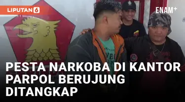 3 Pemuda Ditangkap Usai Pesta Narkoba di Kantor Parpol