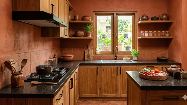 Warna Cat Dapur yang Bikin Noda Minyak Tidak Terlalu Kelihatan (Foto: Gemini AI)