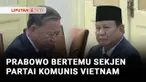 Usai menggelar pertemuan bilateral di Istana Merdeka, Presiden Prabowo mengantar pulang Sekjen Partai Komunis Vietnam, To Lam, melalui Bandara Halim Perdanakusuma, Jakarta.