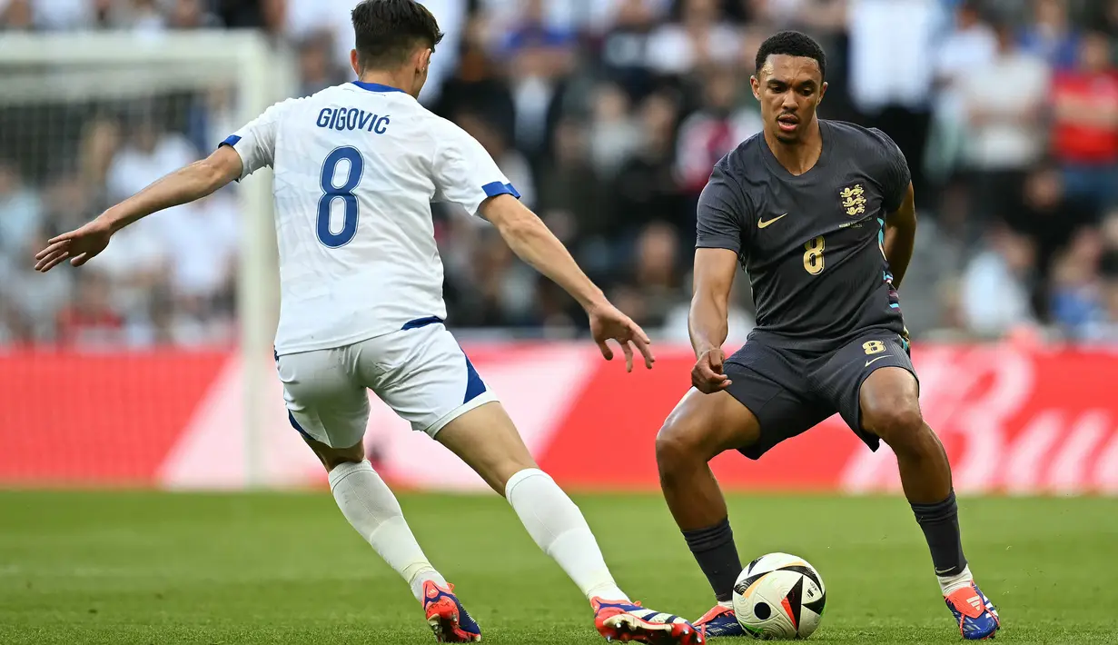 Kemenangan 3-0 ini jadi modal apik Inggris untuk menghadapi laga berikutnya. (Paul ELLIS / AFP)