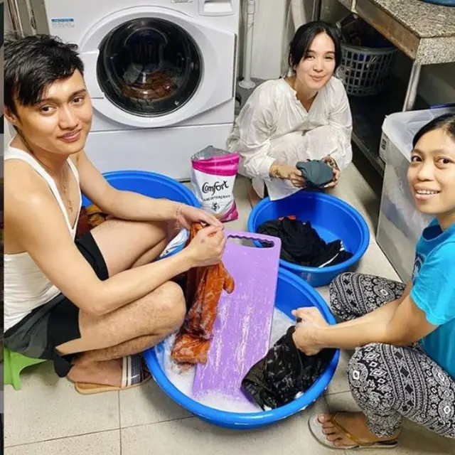 Dampak Lockdown, Sosialita Filipina Belajar Cuci Baju