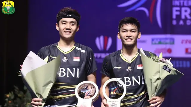 Ganda putra Muhammad Shohibul Fikri dan Bagas Maulana berjuang di Prancis Terbuka tahun ini. (Foto: Dok. Instagram @jokowi)