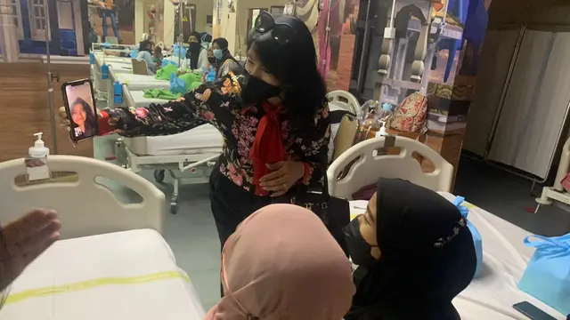 Adam Jagwani Wakili Sang Putri Lakukan Kunjungan dan Berbagi Bingkisan untuk Pasien Thalasemia. (ist)