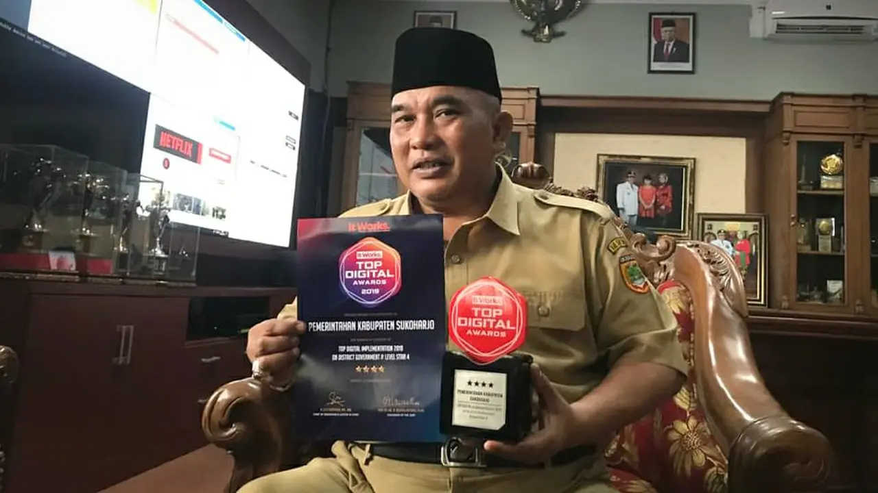 Bupati sukoharjo, Wardoyo Wijaya. (Foto: Liputan6.com/Fajar Abrori)