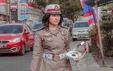 Karier Polwan Cantik Iptu Priscilla, dari Urus Lalu Lintas di Manado Kini ke Propam Polri