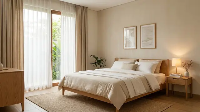 Kamar Tidur Beige