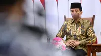 Presiden Joko Widodo hadir secara virtual pada acara Pengukuhan Majelis Pengurus Pusat Ikatan Cendekiawan Muslim Indonesia (ICMI). (Foto: Sekretariat Presiden)