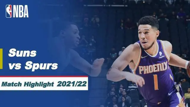 Berita video highlights NBA pertandingan antara Phoenix Suns melawan San Antonio Spurs, Selasa (19/1/2022) pagi hari WIB.