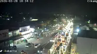 Pantauan CCTV Kondisi Malam Ini Arus Balik di Tol dan Jalan Arteri