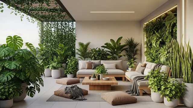 Model Teras Rumah Minimalis yang Nyaman untuk Aktivitas Keluarga (Image by Gemini AI)