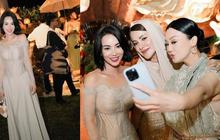 8 Potret Dearly Djoshua di Resepsi Pernikahan Luna Maya dan Maxime Bouttier, Asik Foto Bareng Para Seleb