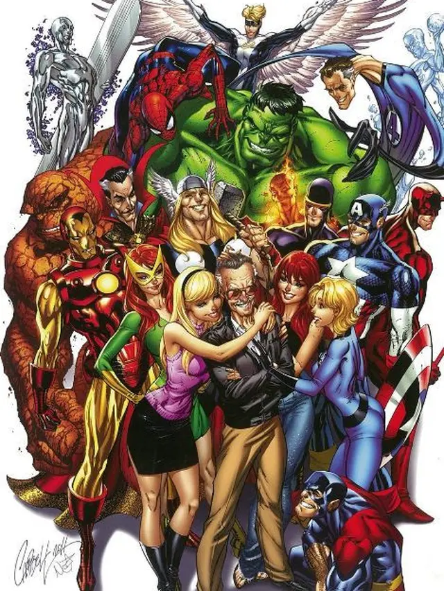 Haru, 7 Ilustrasi Karya Warganet Lepas Kepergian Stan Lee untuk Selamanya