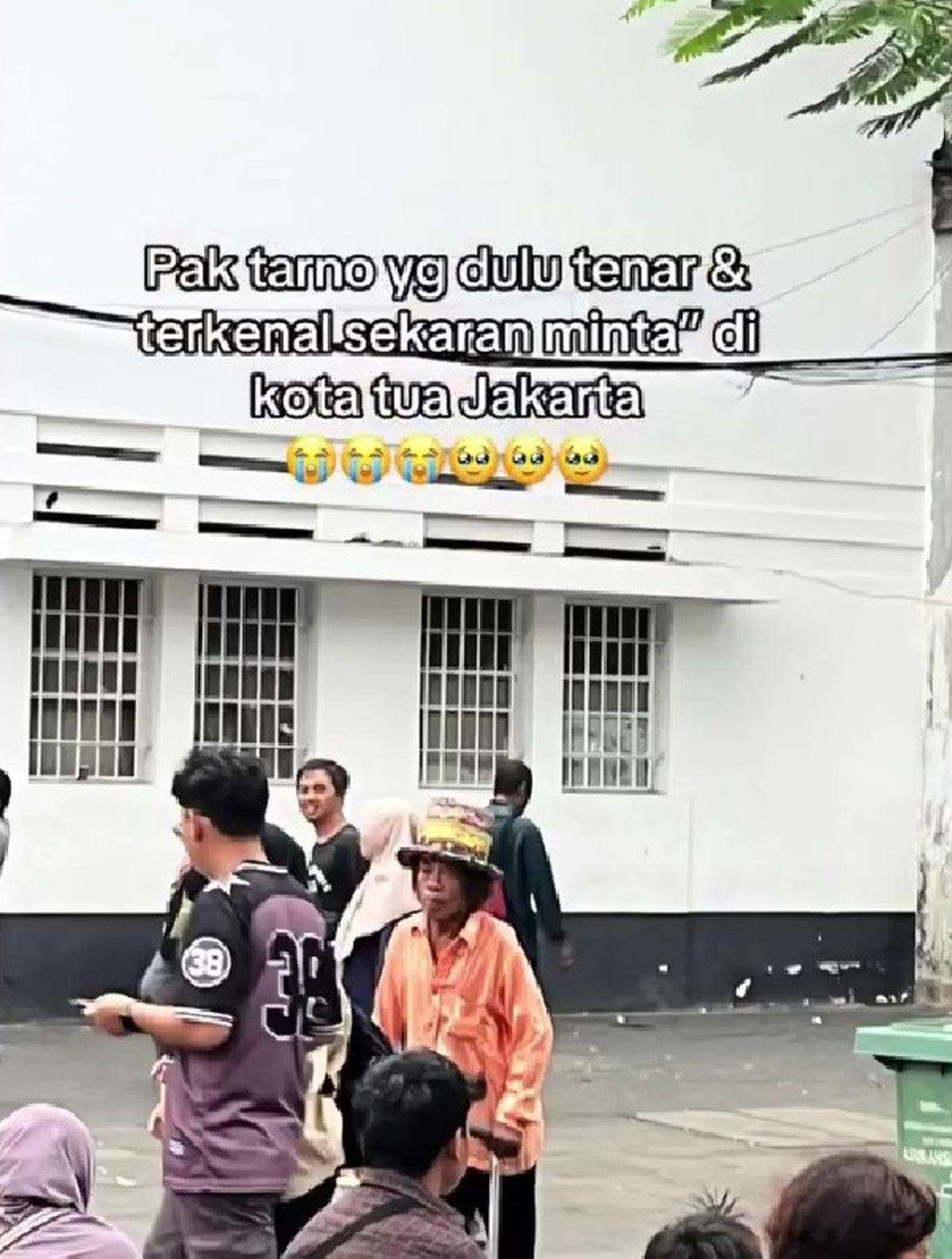 Viral! Sosok Diduga Pak Tarno Ngemis di Kota Tua, Ini Klarifikasi dan Penjelasannya