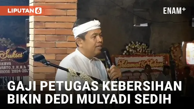 Dedi Mulyadi Janjikan Gaji Petugas Kebersihan Minimal 4 Juta