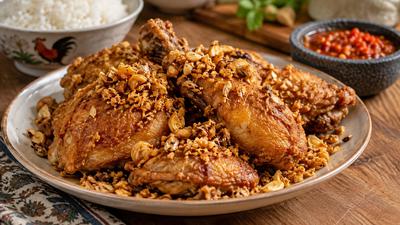 7 Cara agar Bawang Putih Tidak Pahit saat Digoreng Bersama Ayam