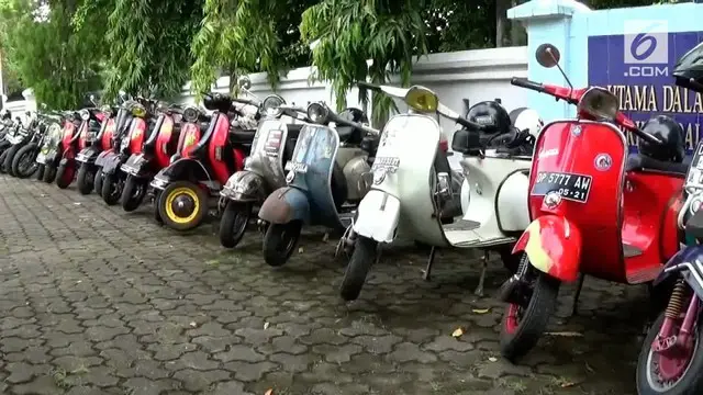 Dinilai rawan mengalami kecelakaan, sejumlah biker, dari Komunitas Kendaraan Jaman Dulu, JADUL, diajak berdisiplin berlalu lintas.