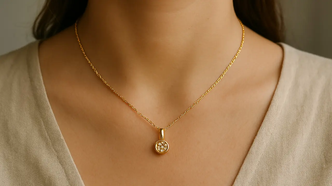 Ilustrasi Kalung Emas/ AI