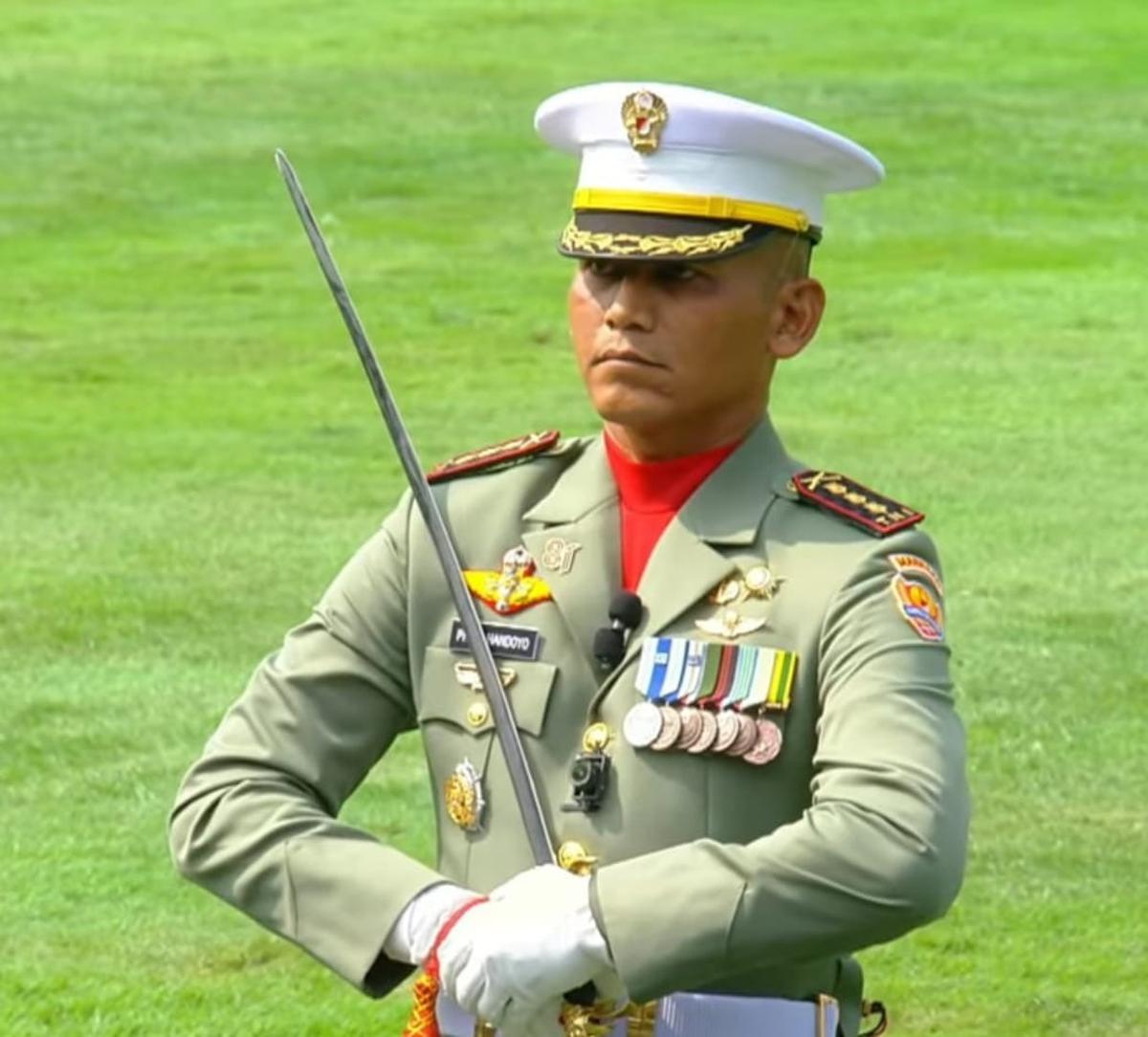 Kolonel Priyo Handoyo Komandan Upacara HUT RI. (merdeka.com/Danny).