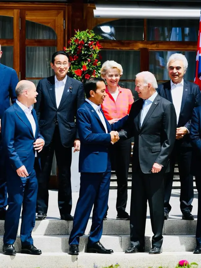 FOTO: Presiden Jokowi Hadiri KTT G7