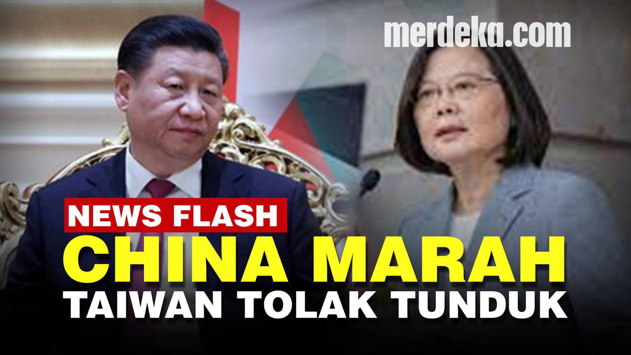 VIDEO: Xi Jinping Geram Dengar Pidato Presiden Taiwan